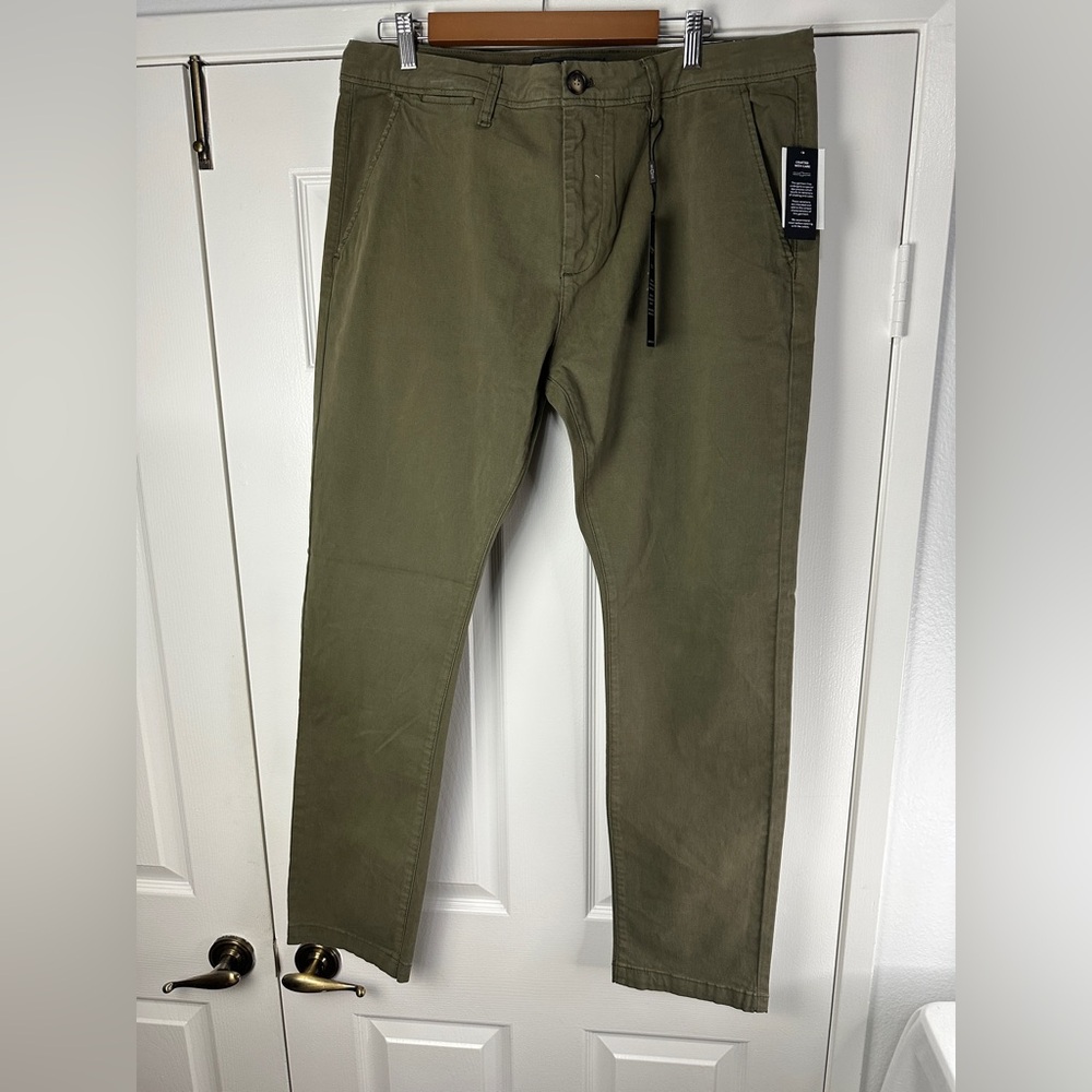 Liverpool Los Angeles Men’s Cotton Chino Sage Pant Waist 38 x 32 Length NWT